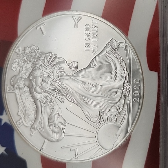 2020p Silver Eagle Emergency Production Early Release NGC Ms69 NWT - Picture 3 of 8